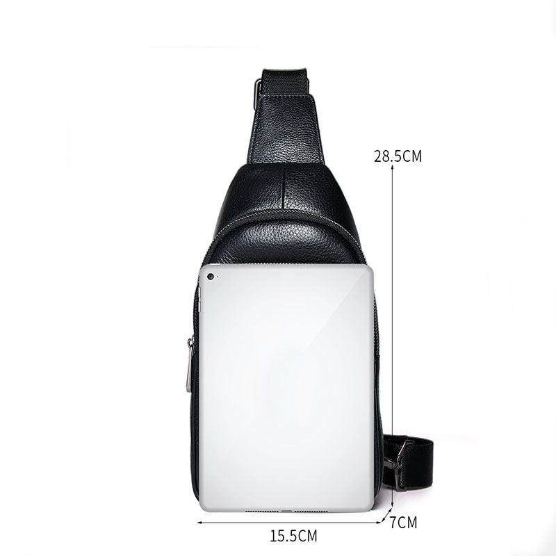 Luxury brand design chest bag with adjustable shoulder strap