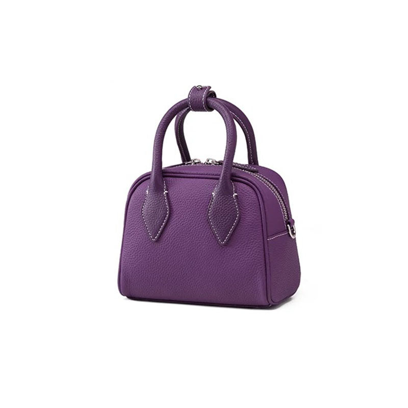 Mini size luxury brand design lady handbag with zipper closure
