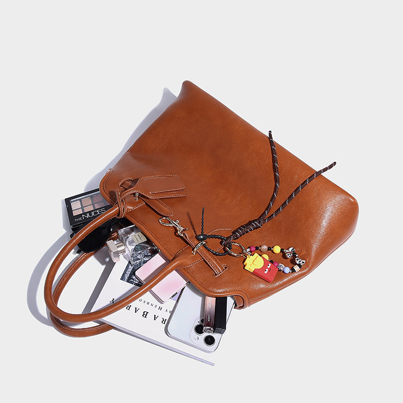 Vegan PU Leather lady handbag