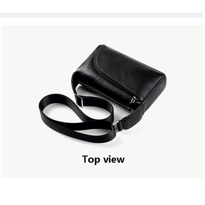 Genuine Leather Men Crossbody Bag