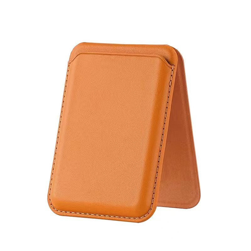 Apple 17 MagSafe phone card holder strong magnetic card case iPhone 16 foldable wallet stand
