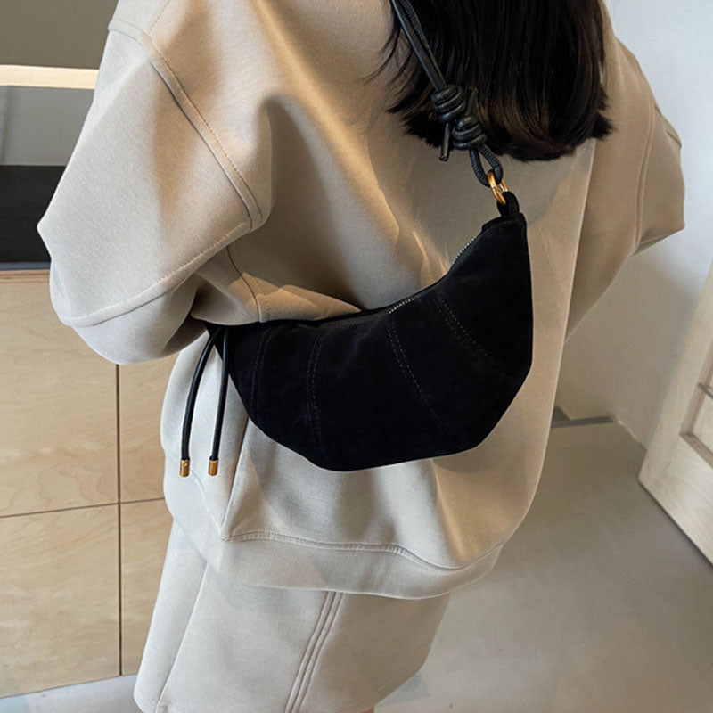 Fashion design velvet lady crossbody bag