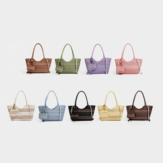 Niche fashion woven vegetable basket women's bag