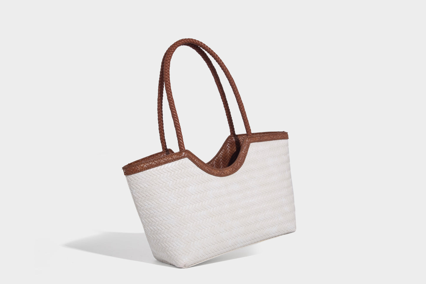 Stylish Lady Woven design fabric Women Handbag