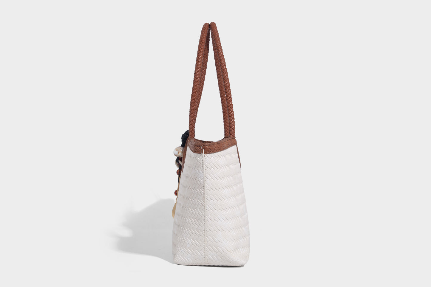 Stylish Lady Woven design fabric Women Handbag