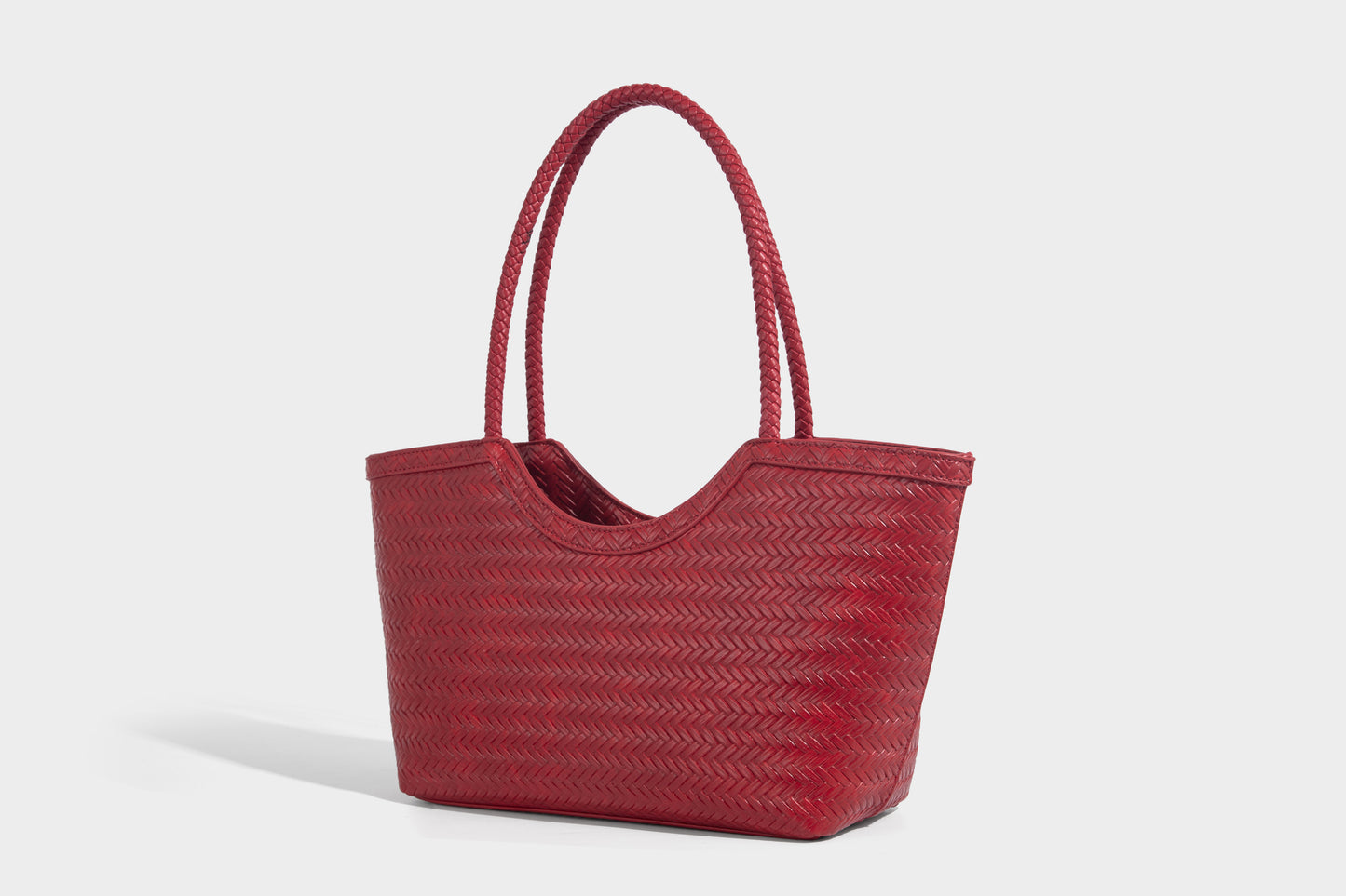 Stylish Lady Woven design fabric Women Handbag