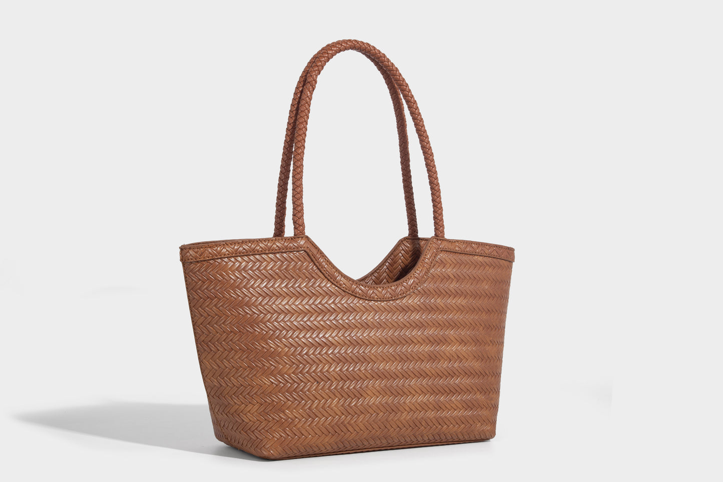 Stylish Lady Woven design fabric Women Handbag