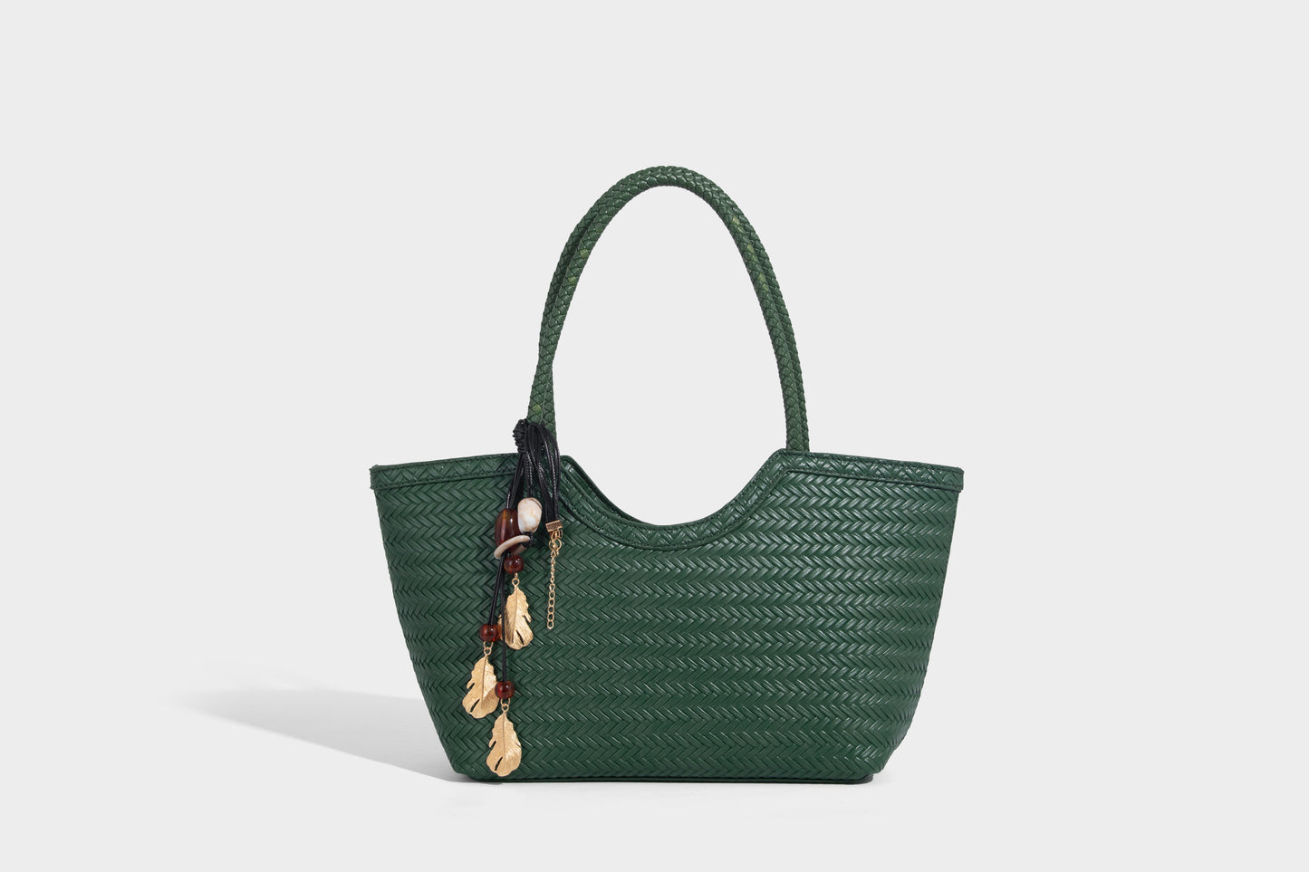 Stylish Lady Woven design fabric Women Handbag