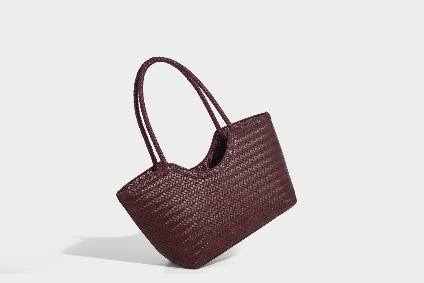 Stylish Lady Woven design fabric Women Handbag