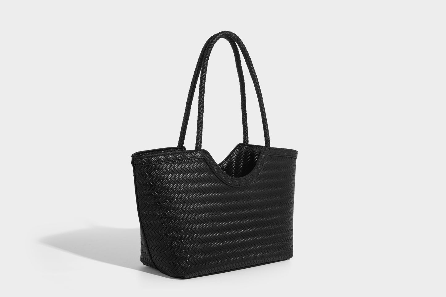 Stylish Lady Woven design fabric Women Handbag