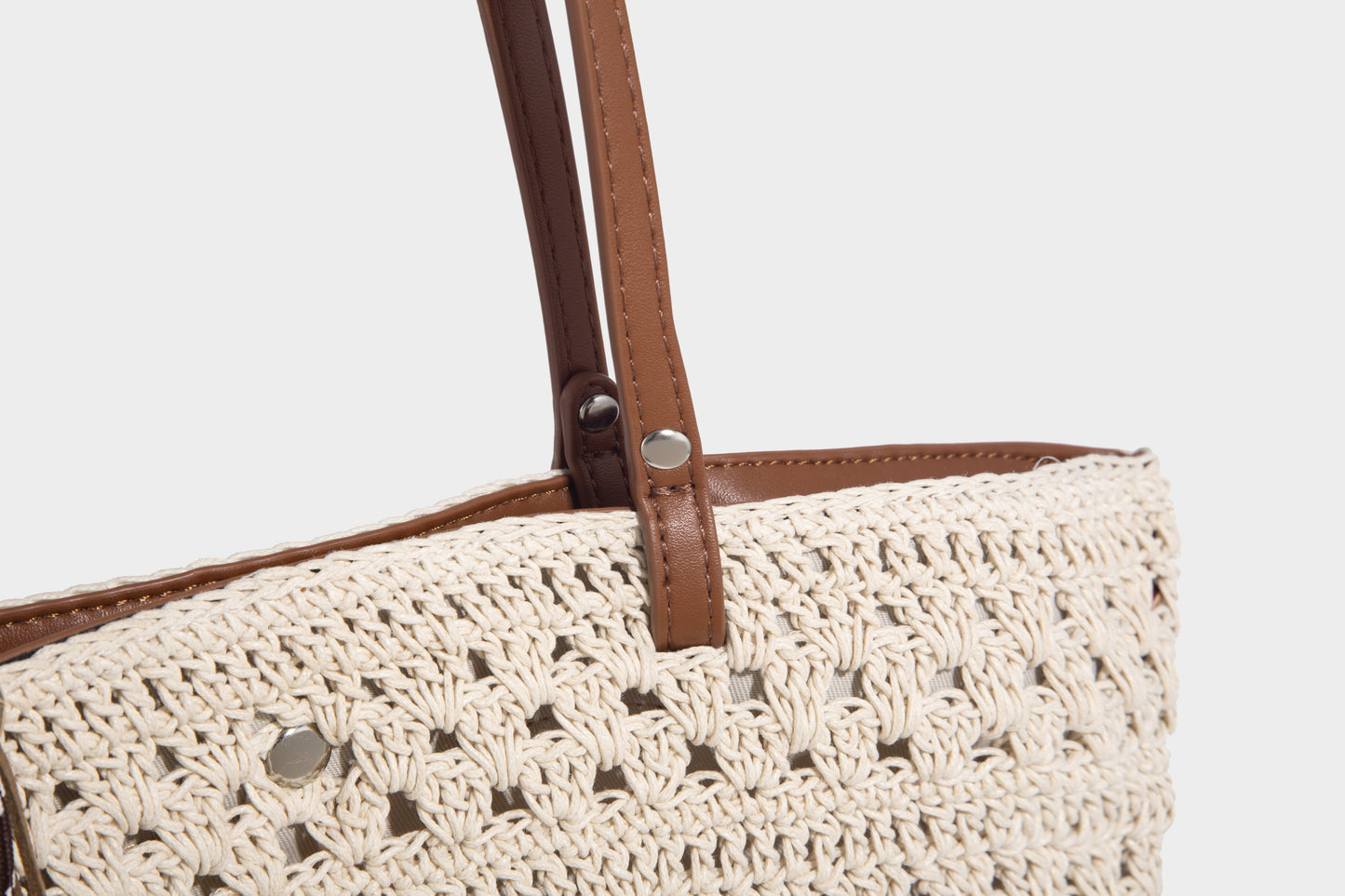 Woven Fabric Women Tote Bag For Summer