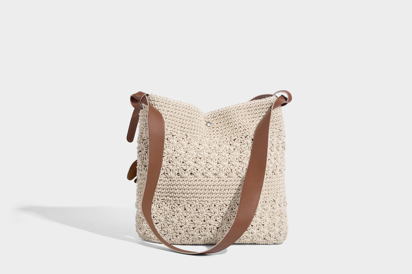 Woven fabric leisure design women's tote bag
