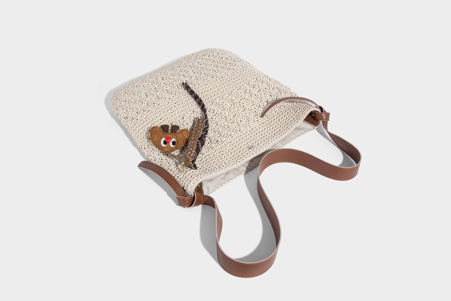 Woven fabric leisure design women's tote bag