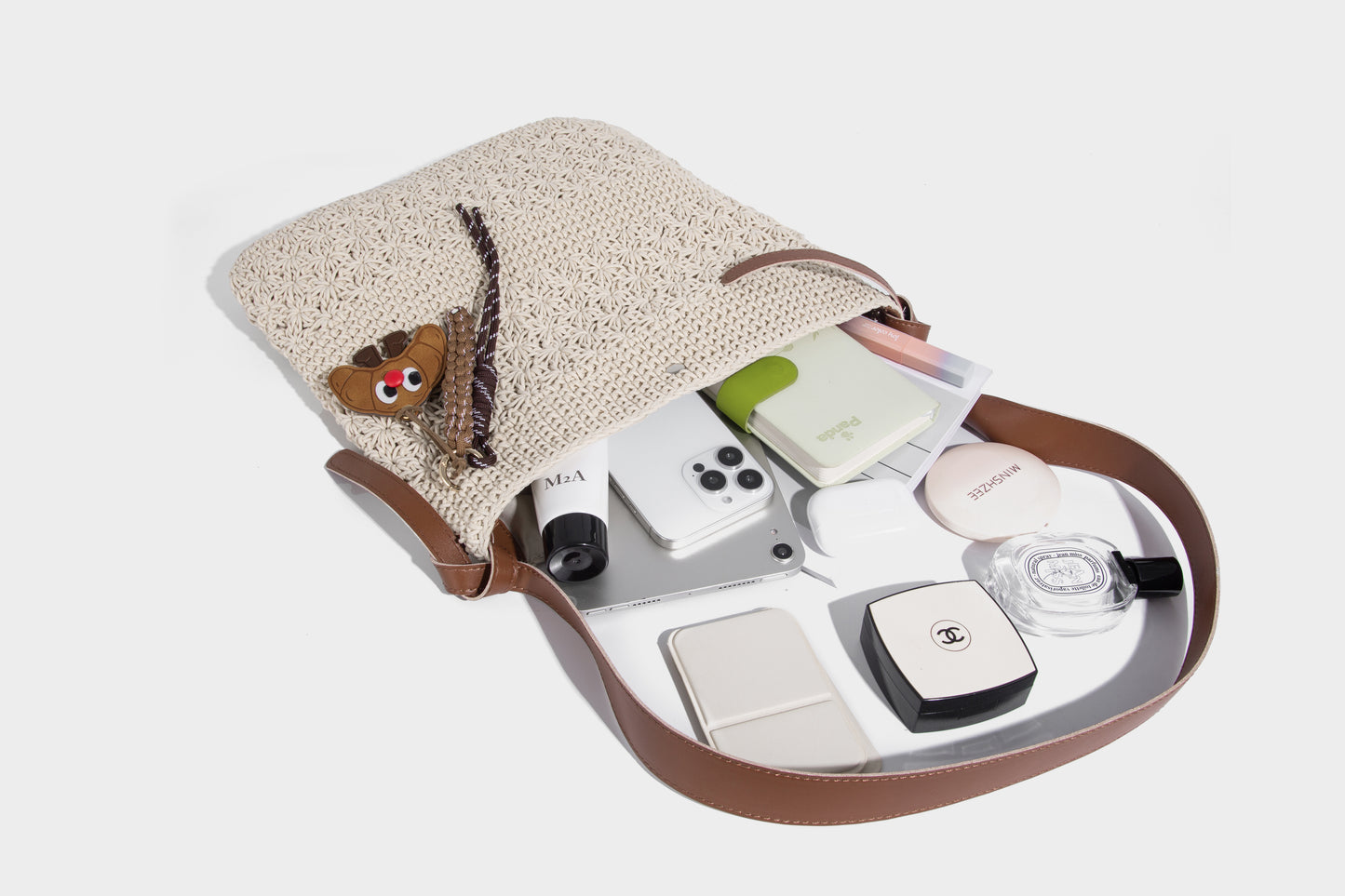 Woven fabric leisure design women's tote bag