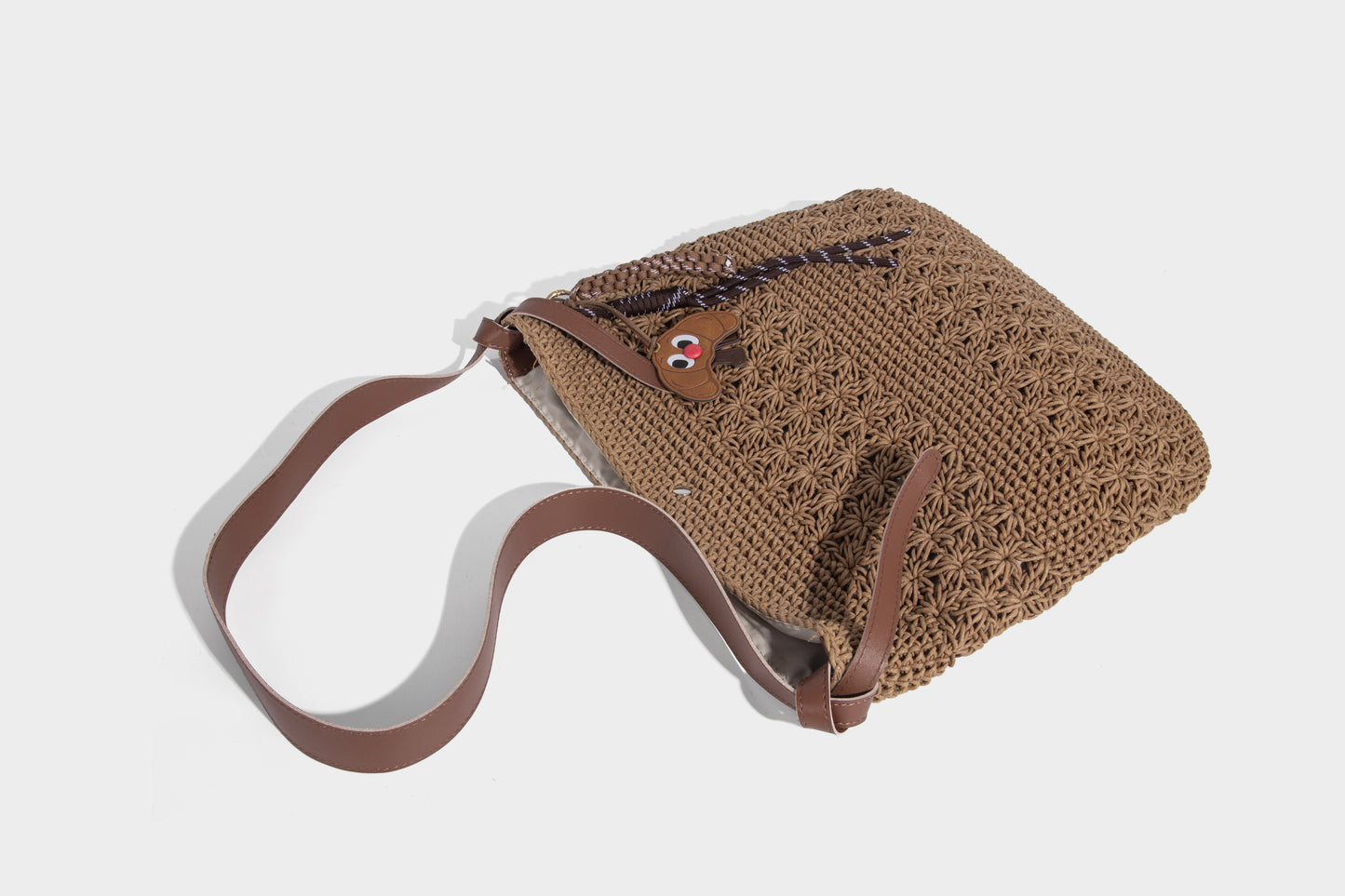 Woven fabric leisure design women's tote bag