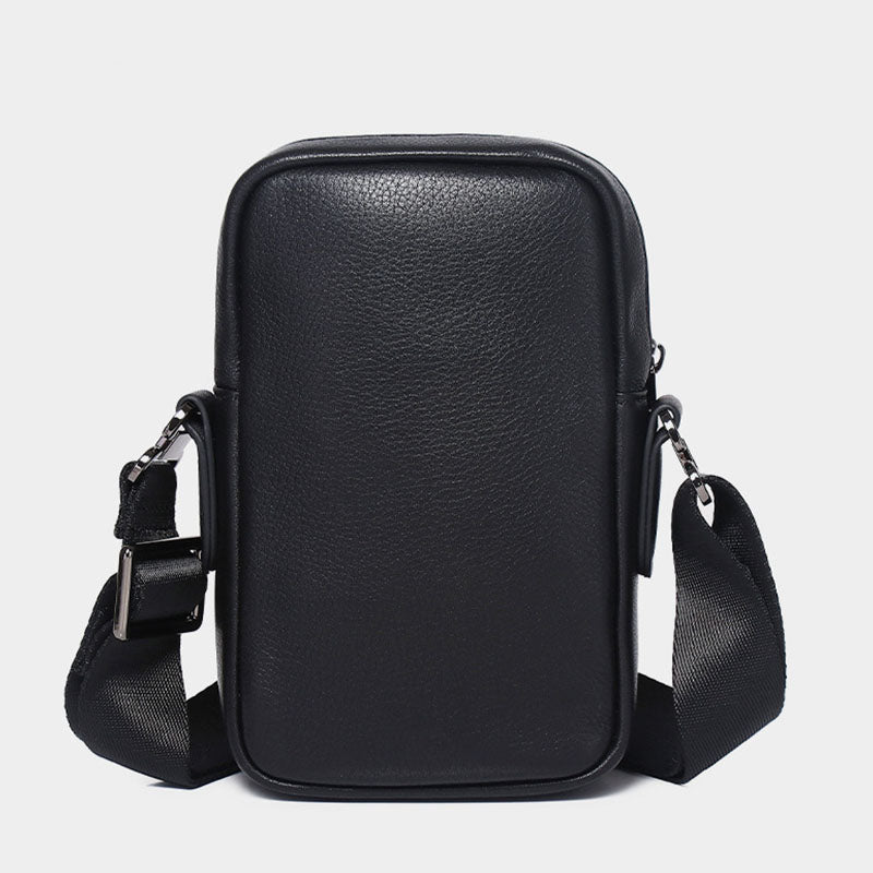 Fashion design Cowhide leather crossbody bag for men