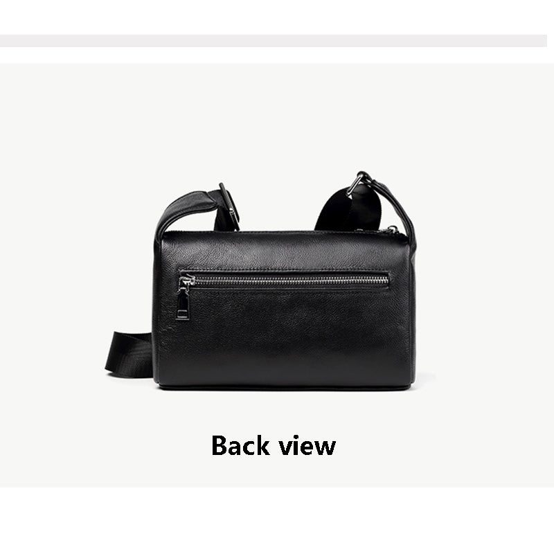 Genuine Leather Men Crossbody Bag