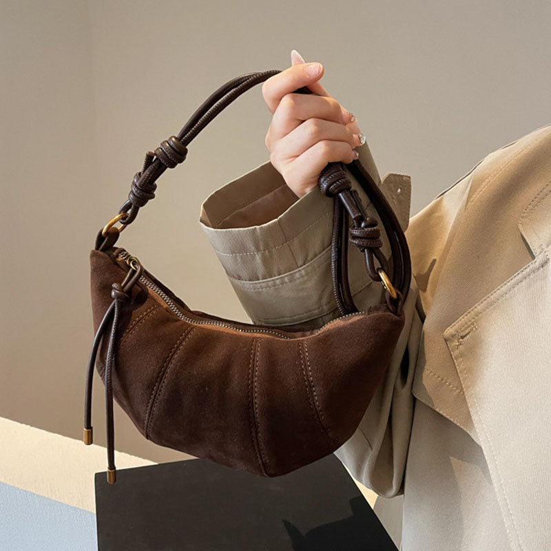 Fashion design velvet lady crossbody bag