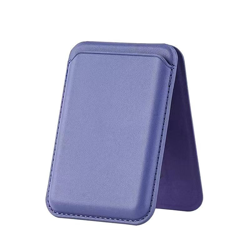 Apple 17 MagSafe phone card holder strong magnetic card case iPhone 16 foldable wallet stand