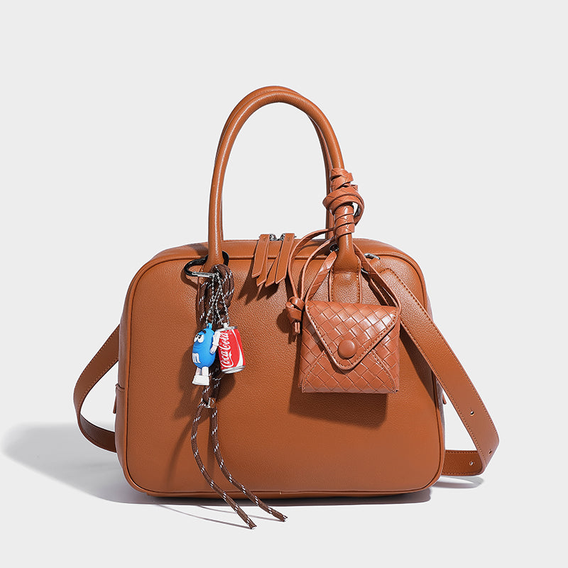 Fashionable vegan leather lady purse