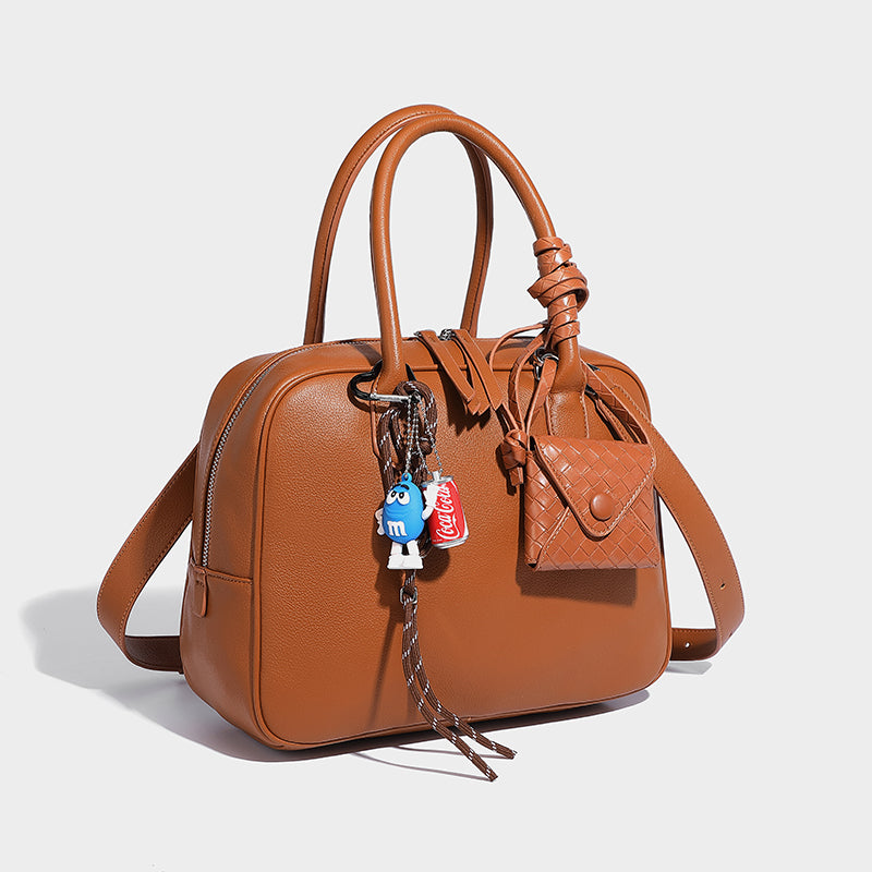Fashionable vegan leather lady purse