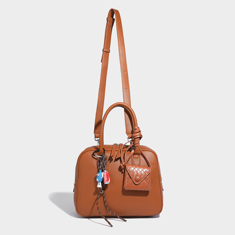 Fashionable vegan leather lady purse