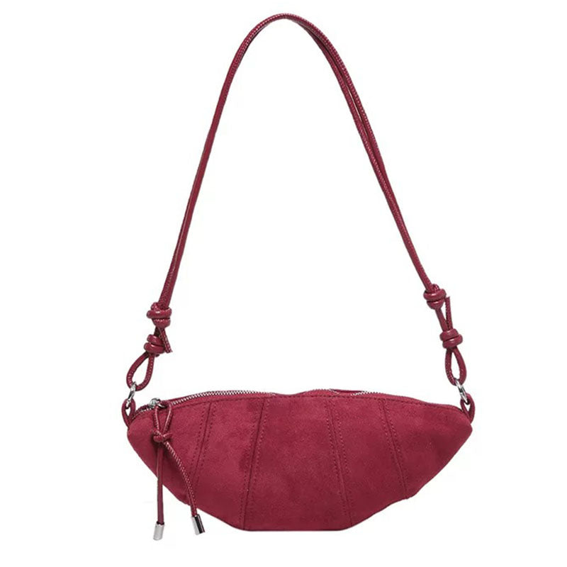 Fashion design velvet lady crossbody bag