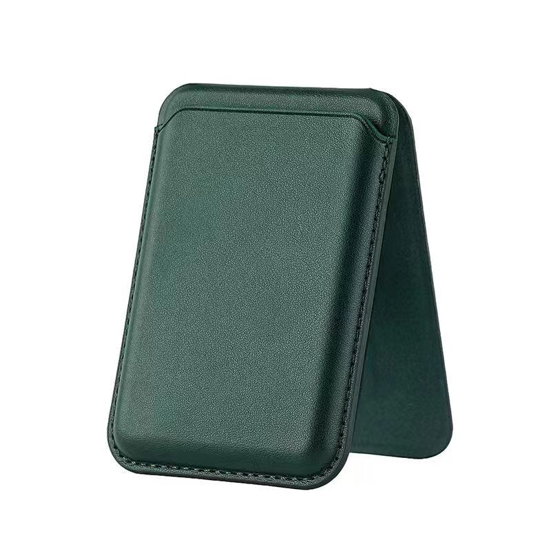 Apple 17 MagSafe phone card holder strong magnetic card case iPhone 16 foldable wallet stand