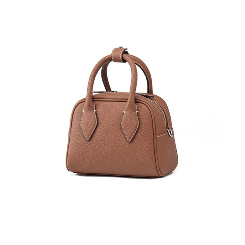 Mini size luxury brand design lady handbag with zipper closure