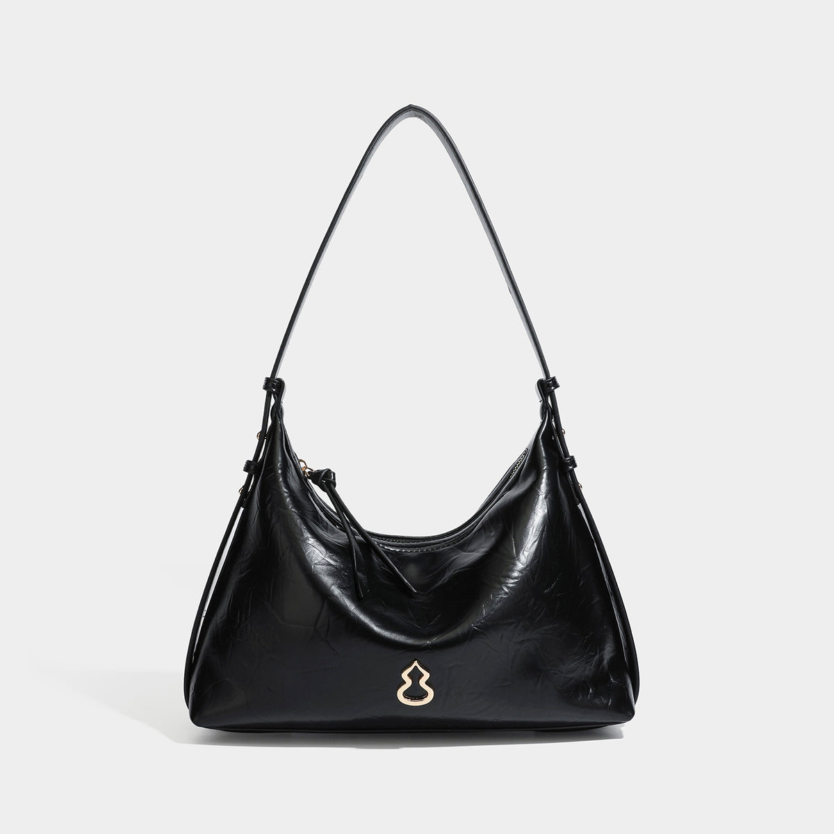 Gourd Logo Underarm Purse