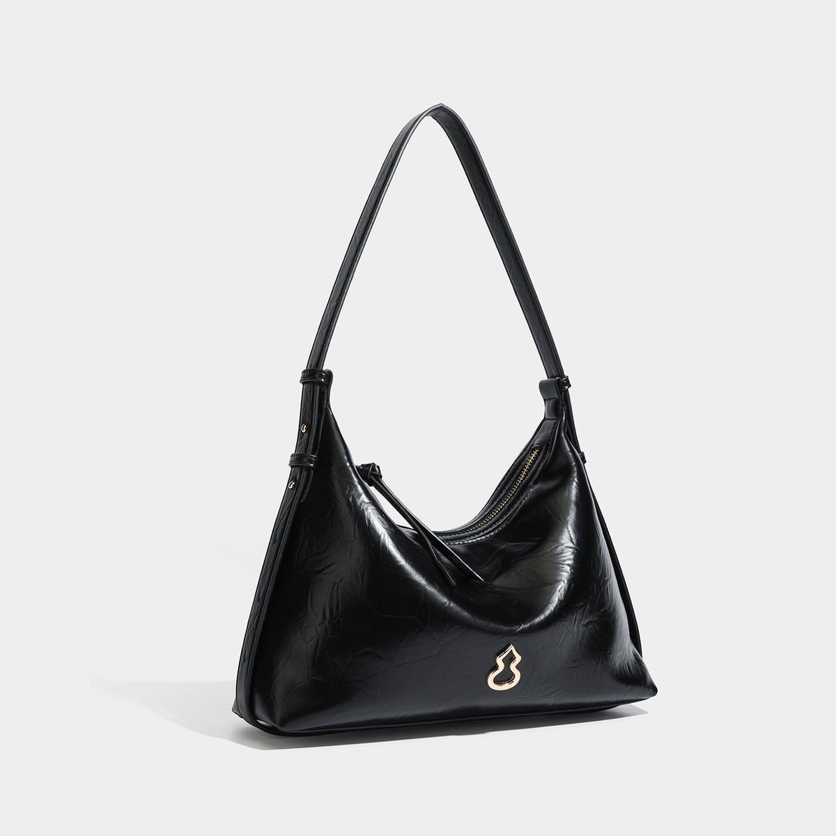 Gourd Logo Underarm Purse