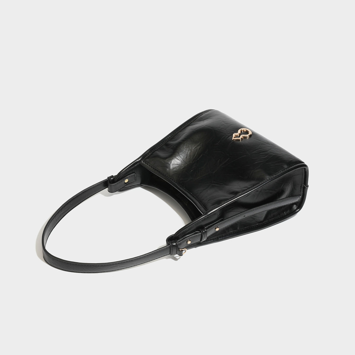 Women Crinkle Leather Hobo Bag