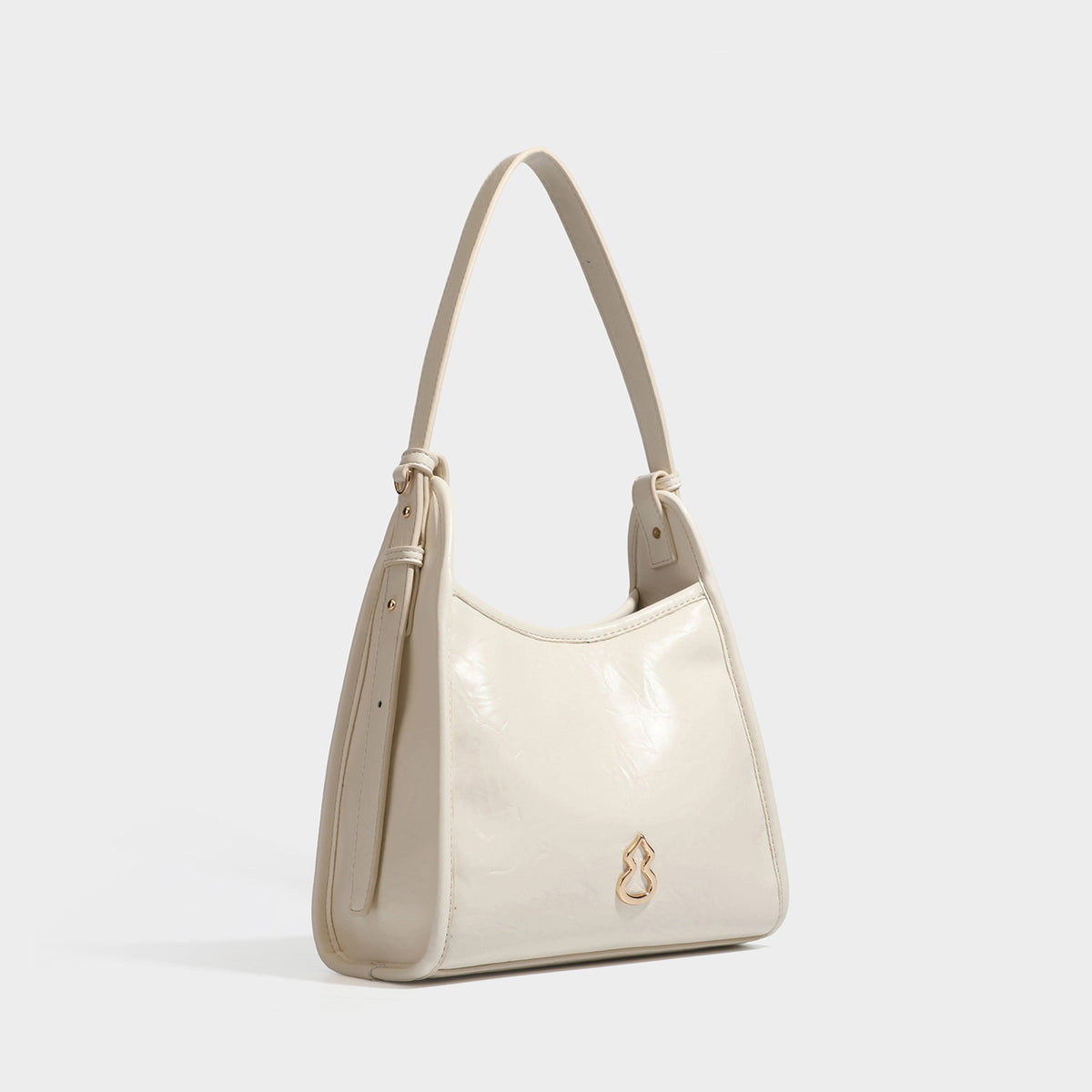 Women Crinkle Leather Hobo Bag
