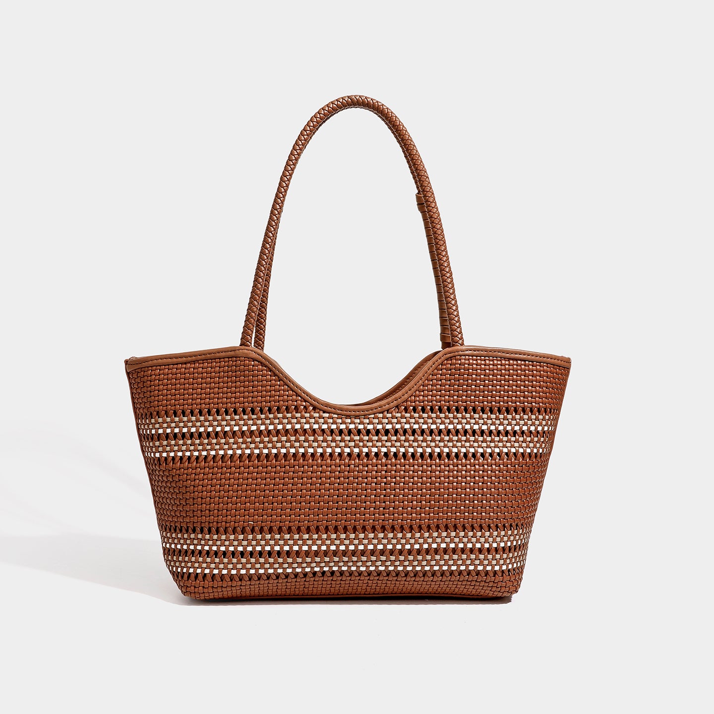 Niche fashion woven vegetable basket women's bag