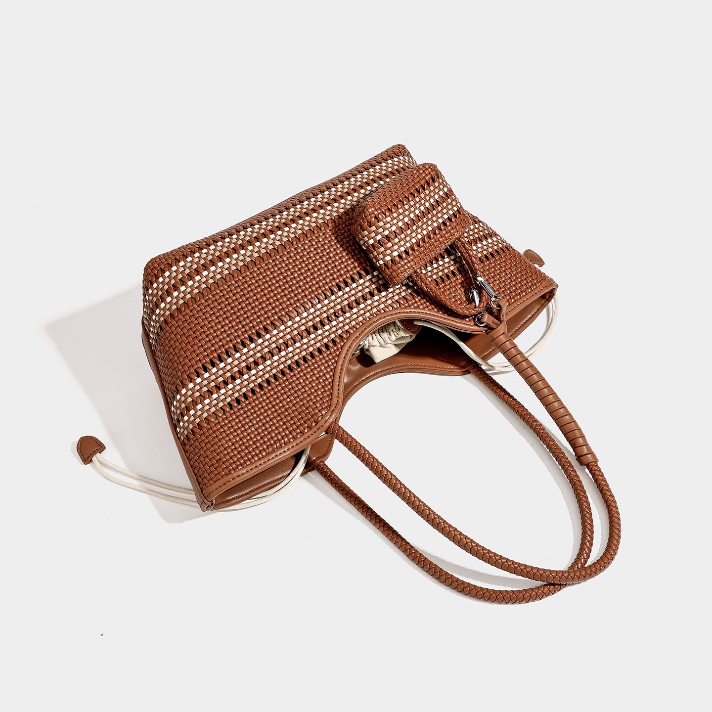 Niche fashion woven vegetable basket women's bag