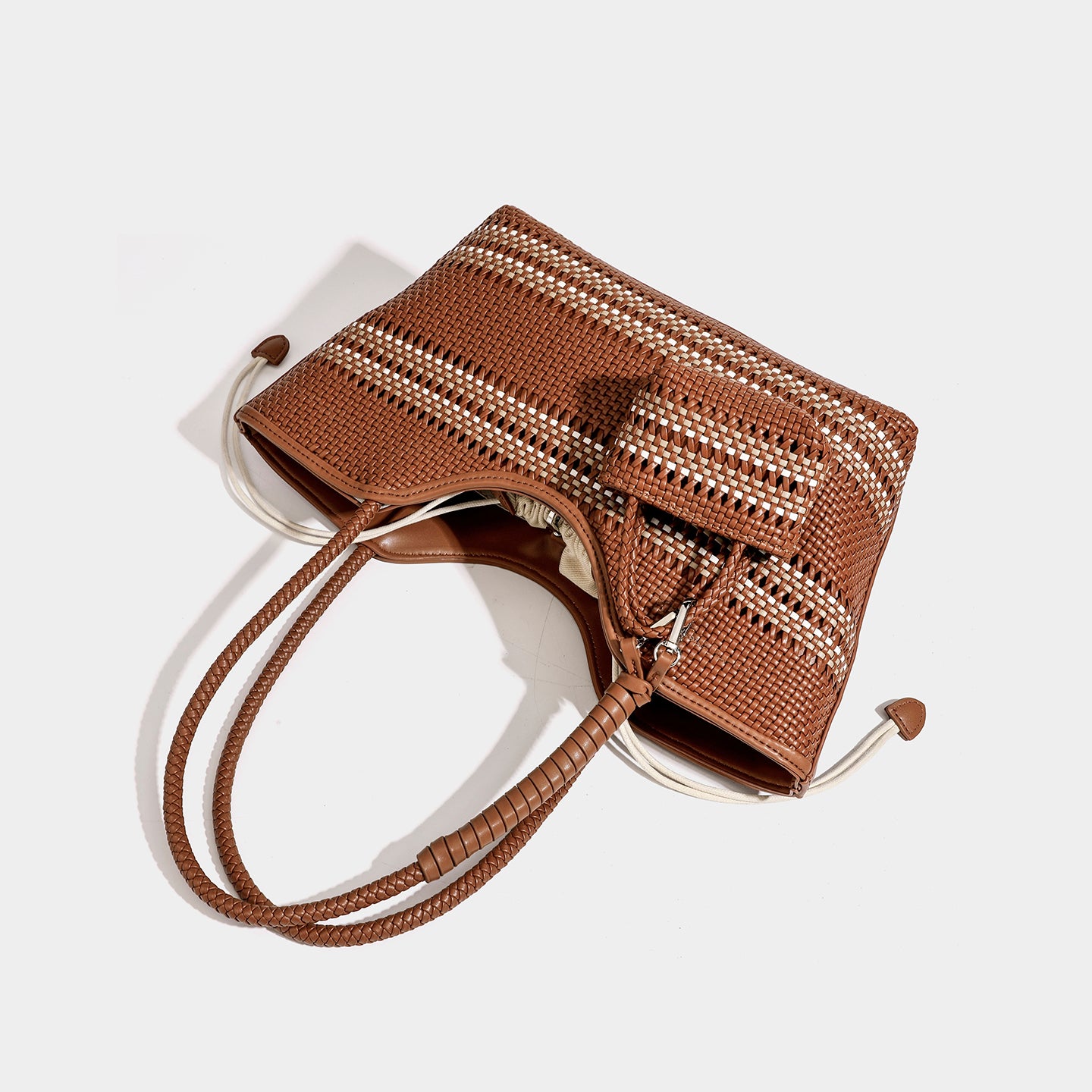 Niche fashion woven vegetable basket women's bag