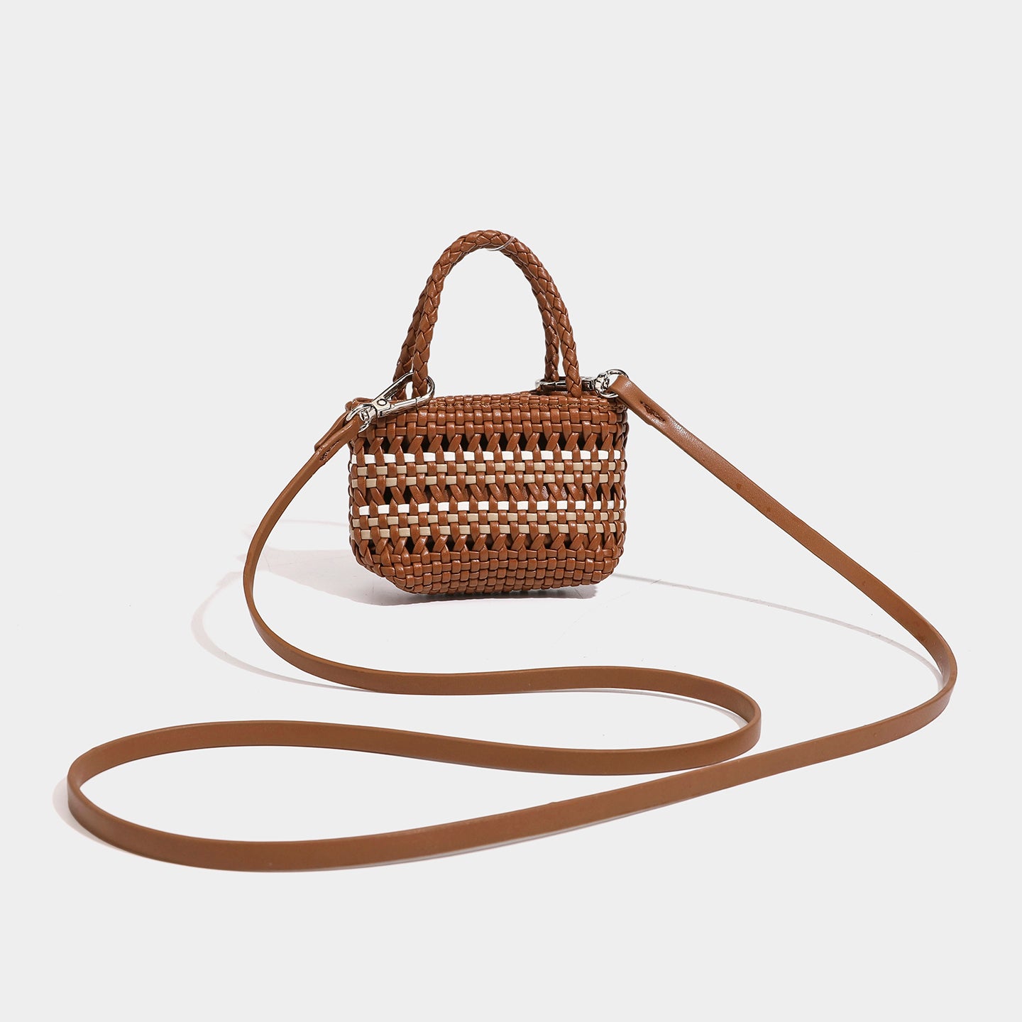 Niche fashion woven vegetable basket women's bag