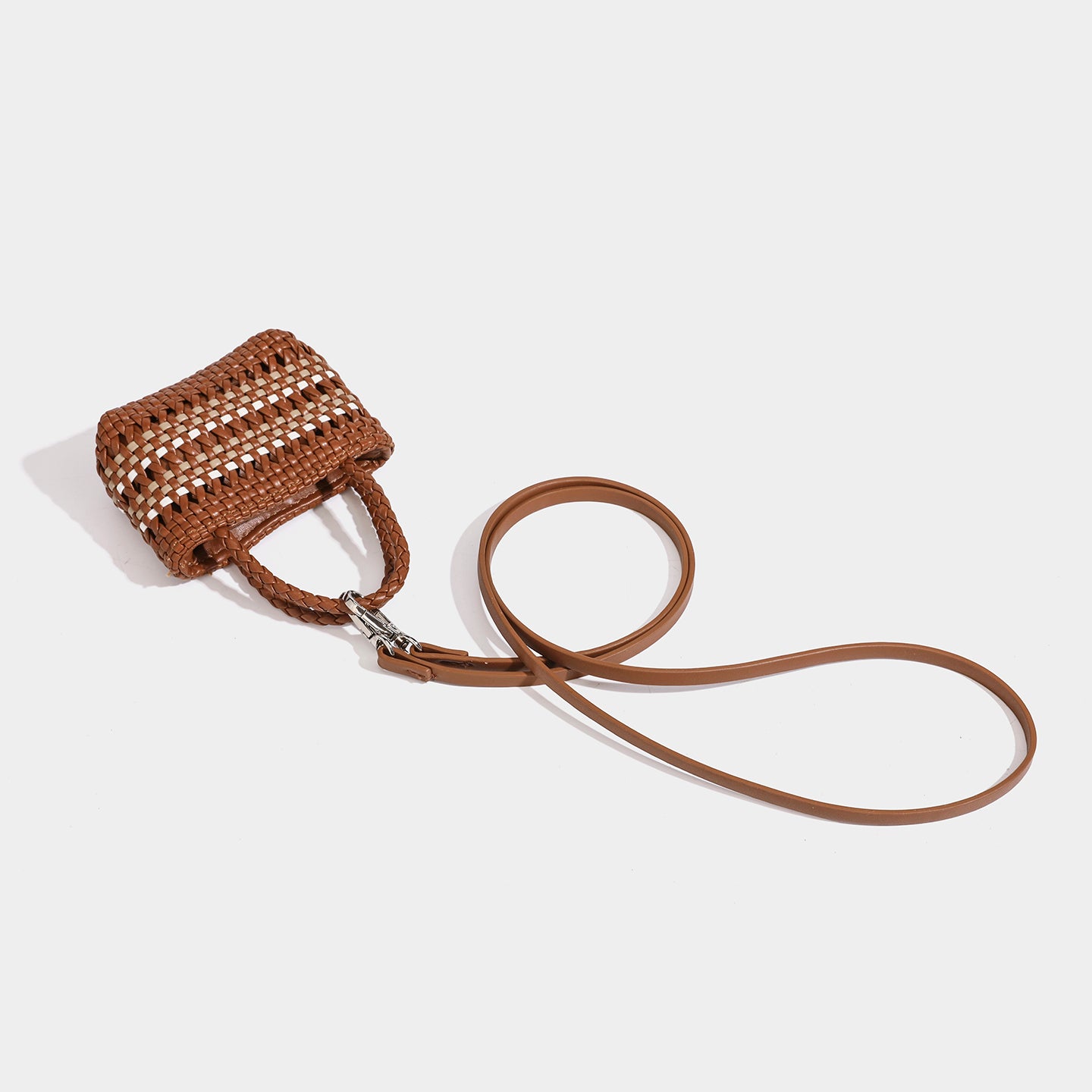 Niche fashion woven vegetable basket women's bag