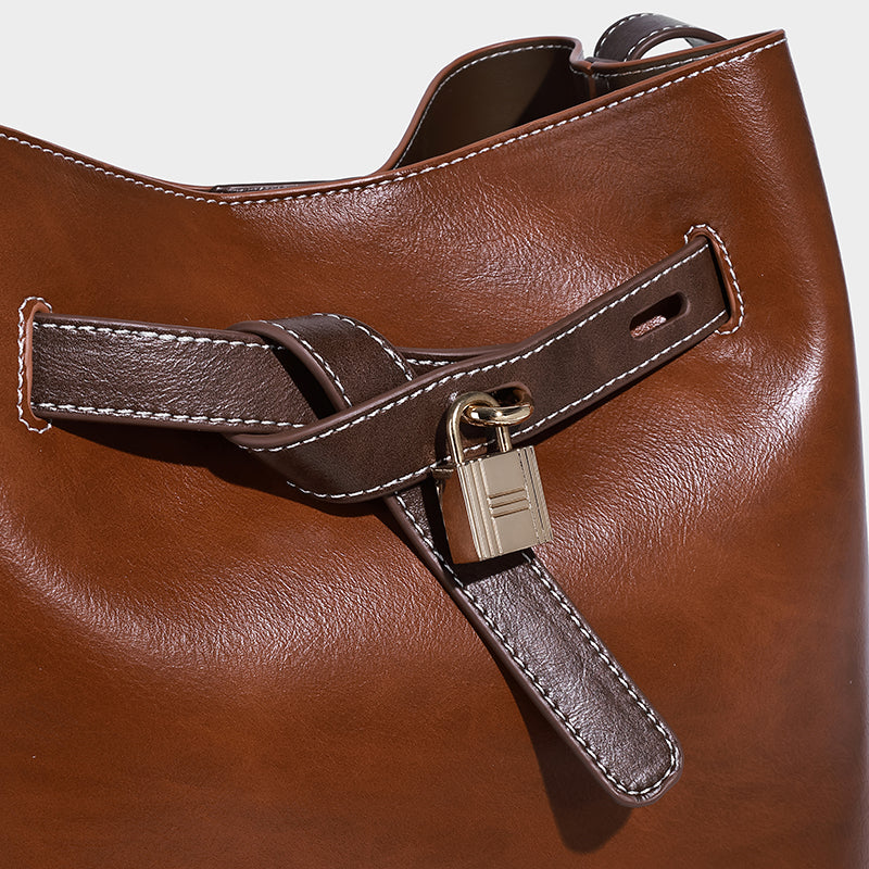 Vegan Leather Women's Bucket Bags