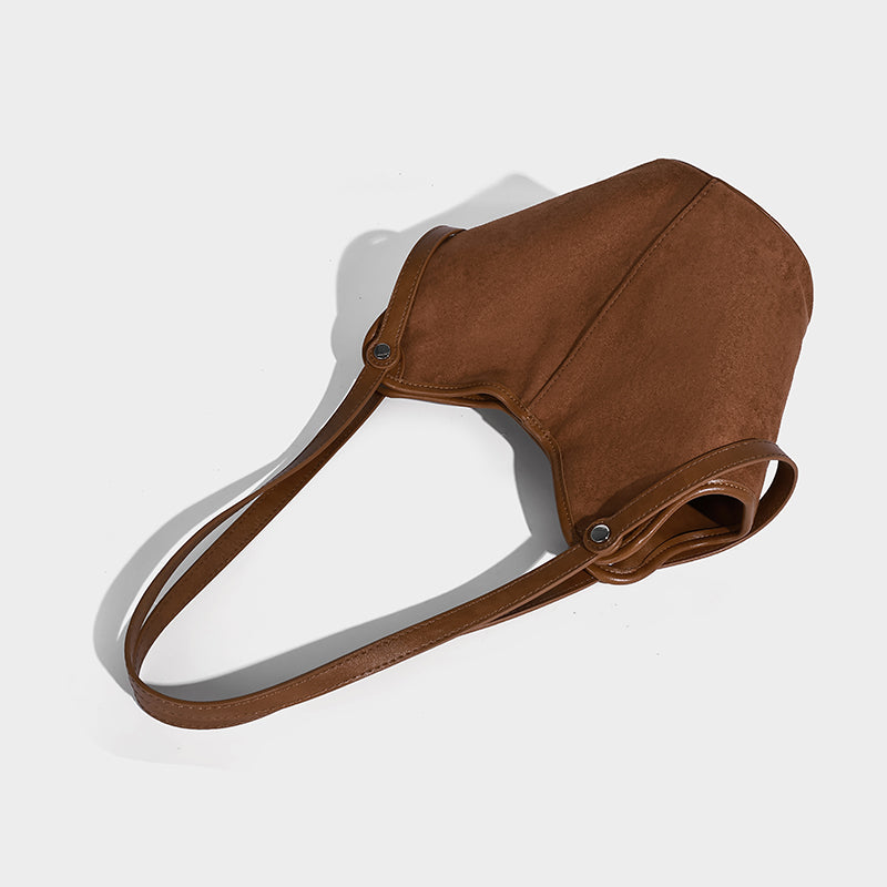 Women's Suede Handbags European and American Fashion Women's Bag