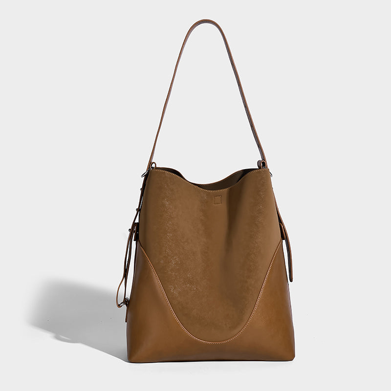 2025 Vintage Suede Bucket Bag for Winter