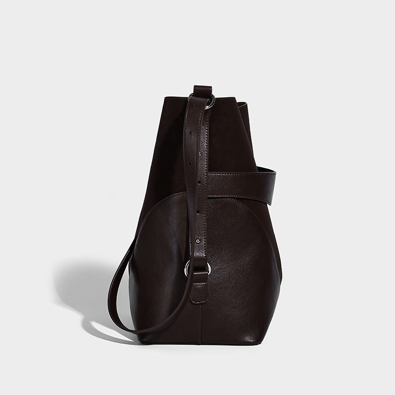 2025 Vintage Suede Bucket Bag for Winter