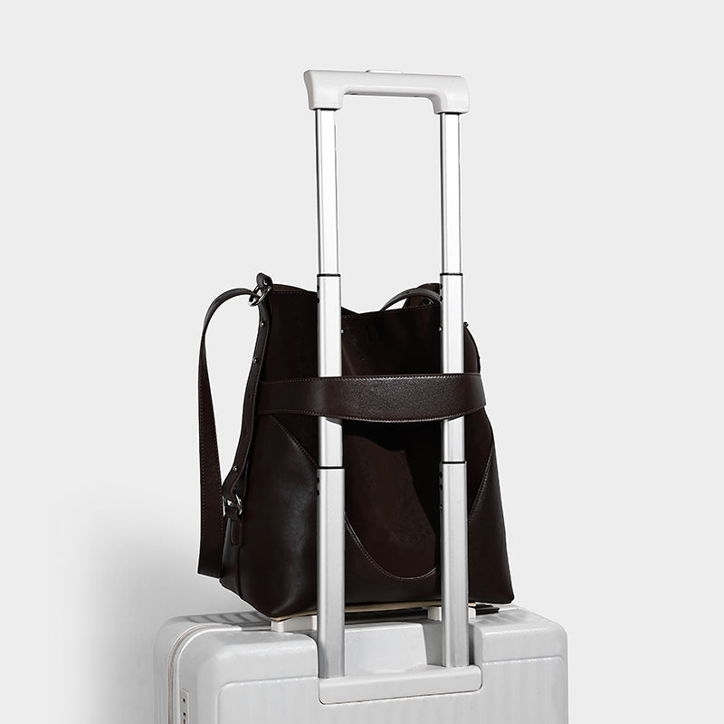 2025 Vintage Suede Bucket Bag for Winter