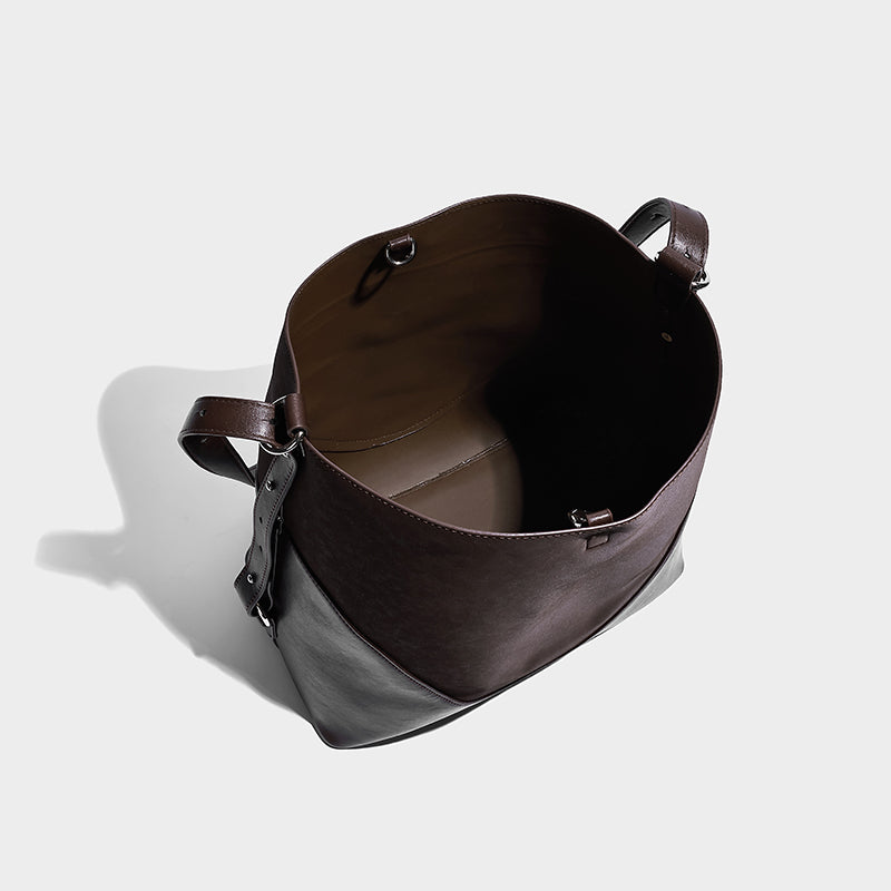 2025 Vintage Suede Bucket Bag for Winter