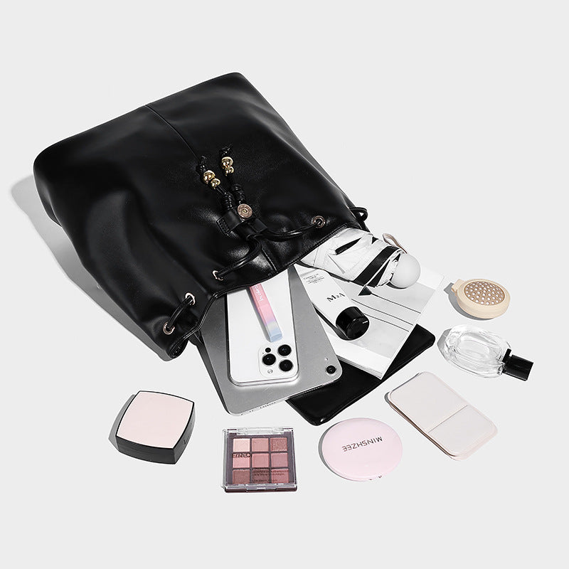 Large capacity leather backpack for women Women Backpack